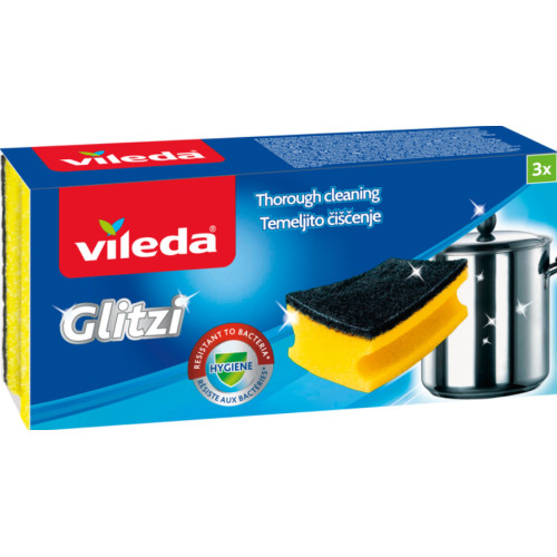 Губки Vileda Glitzi, 3 шт